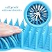 Paw Legend Portable Dog Paw Washer with Towel - Pet Paw Cleaner for Dogs,Cats Grooming with Muddy Paws - Comfortable Silicone Dog Feet Cleaner(Blue, L)