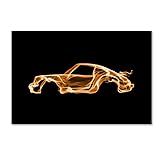 Porsche 911 Turbo by Octavian Mielu, 12x19-Inch