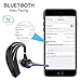 Bluetooth Headset HonShoop Handsfree Wireless Earpiece V5.0 in-Ear w/c Noise Reduction Mic and Mute Key for Business/Driving Call, Support iPhone/Android Cellphones