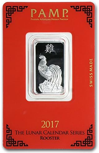 PAMP Suisse (Year of the Rooster) 10-gram-SILVER BAR