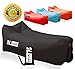 2L SPORTS Inflatable Air Lounger - Perfect for Travelling, Camping, Beach and Pool! Used as Air Chair, Hangout Sofa, Couch, Hammock, with carry bag. Easy to Inflate! (BLACK)