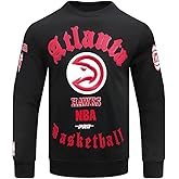 Pro Standard Mens NBA Old English Brushed Back French Terry Crewneck Sweatshirt