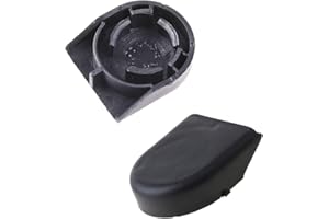 Papakesue 2Pcs Windshield Wiper Arm Nut Cover Bolt Cap Front Wiper Arm Cover Cap Compatible with T-oyota Corolla Yaris Auris 2006-2018