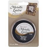 DecoArt, Black Shimmer Metallic Lustre Wax, 1-Ounce, Onе Paсk