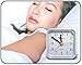 Analog Travel Alarm Clock, No Ticking, Alarm, Snooze, Light, White