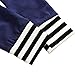 OUTGLE Newborn Baby Boy Little Brother Romper + Blue Stripe Trousers + Hat Clothing Set Autumn Outfits (0-6 Months)