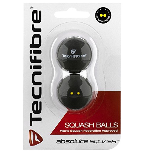 Tecnifibre Double Yellow Dot Squash Balls 4 Pack Pricepulse