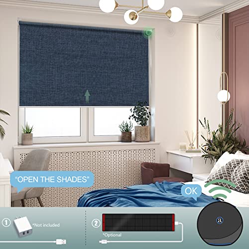 Yoolax Motorized Blind for Window with Remote Control Smart Blind Shade