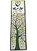 Easy Mount Tree of Life Art Glass Mezuzah, Gift Box and Non-Kosher Scroll Included. Great Mezuzah for Bar or Bat Mitzvah Gift, Wedding, House Warming or Enjoy in Your Home!