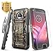 Moto Z2 Force Case with Tempered Glass Screen Protector, NageBee Belt Clip Holster Built-in Kickstand Heavy Duty Shockproof Combo Rugged Armor Durable Case for Motorola Moto Z2 Force -Camo