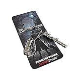 Bloodborne Dark Grey Alloy Pendant Keychain Cosplay Accessory