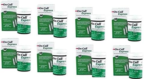 Amazon Com On Call Express Blood Glucose Test Strips Bundle Deal 400 Health Personal Care