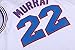 AFLGO Murray #22 Space Basketball Jersey S-XXL 90S Movie Hip Hop Party Clothing Include Set Wristbands - White, Large