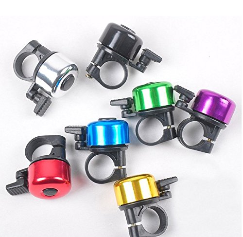 Polymer True Utility Mini Aluminum Alloy Bike Ring Loud Crisp Clear Sound Horn Bike Accessories for Scooter Cruiser Ebike Tricycle Mountain Road Bike MTB BMX Electric Bike - Thumbnail 2