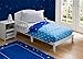 Delta Children 4 Piece Toddler Bedding Set for Boys - Reversible 2-in-1 Comforter - Includes Fitted Comforter to Keep Little Ones Snug, Bottom Sheet, Top Sheet, Pillow Case - Blue Stars