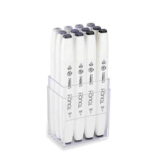 Touch Twin Brush Marker Cool Grey Set 12 Stück