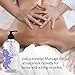 Lulu Lavender Massage Oil with Jojoba Oil for Massaging 16 Ounce.