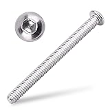 1/4-20 x 3 Button Head Socket Cap Bolts Screws, 304