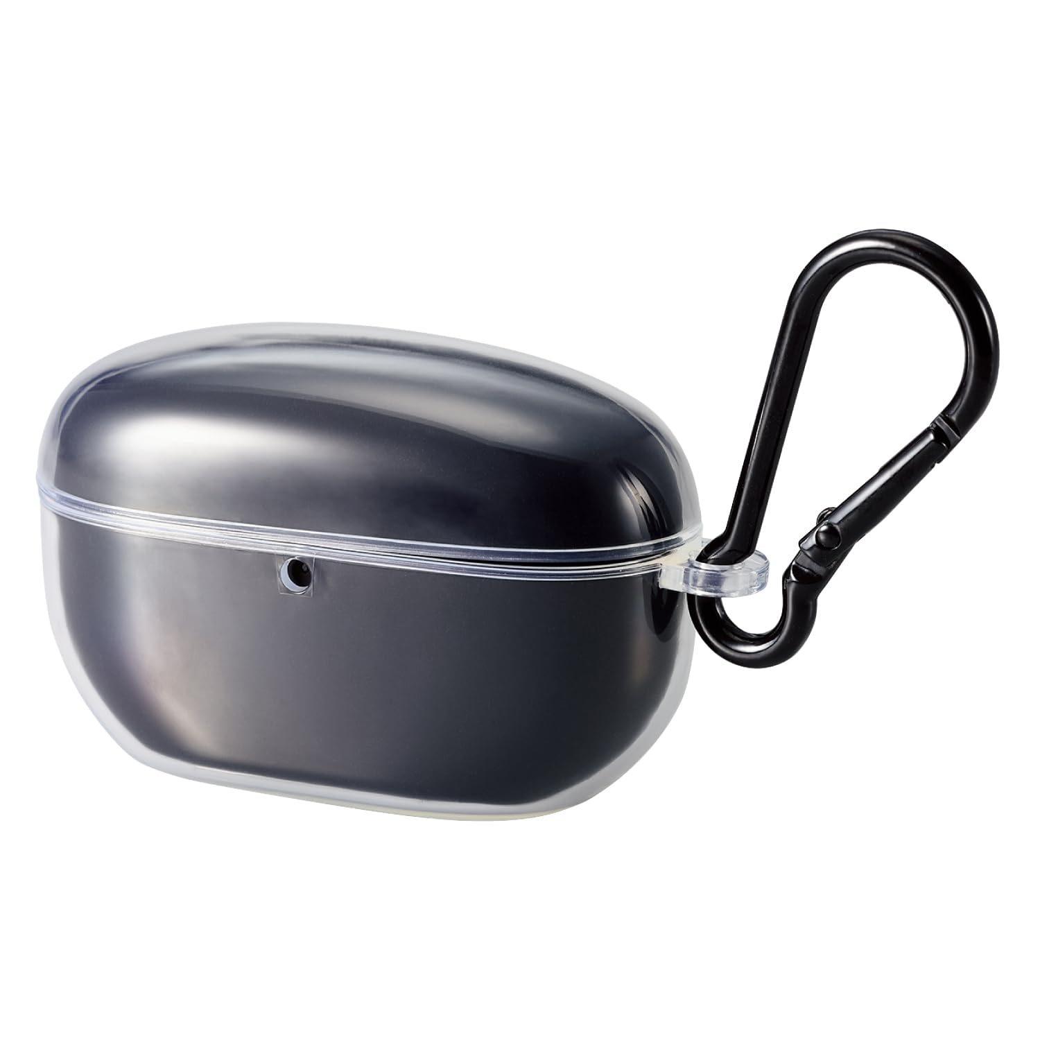 エレコム WF-1000XM5 SONY ケース カバー TPU カラビナ付き ワイヤレス充電可 衝撃吸収 軽量 キズ防止 透明 クリア TWS-SO231UCCR商品画像