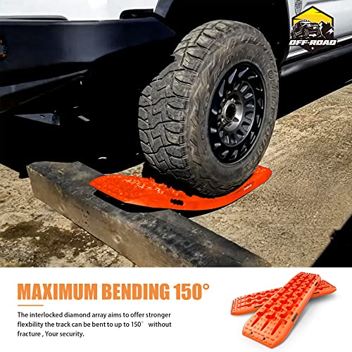 ORCISH 2PCS 42''x12.2'' Large Recovery Traction Boards Offroad, Maxtrax
