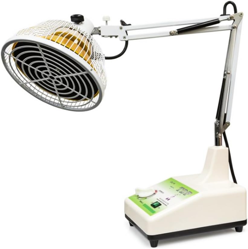 TDP Lamp with Large 7" Head - TDP Far Infrared Lamp for Mineral Heat Therapy - Great for Pain Relief, Arthritis, Inflammation, Sore Muscles and Etc - Desktop Light Therapy Lamp with Changeable Head
