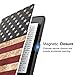 MoKo Case for Kindle Paperwhite, Premium Thinnest and Lightest PU Leather Cover with Auto Wake / Sleep for Amazon All-New Kindle Paperwhite (Fits 2012, 2013, 2015 and 2016 Versions), US Flag