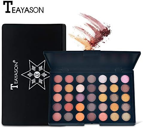 htfrgeds 35 Colors shimmer Matte Eye Shadow Eyeshadow Palette Pro Cosmetic Makeup Tool