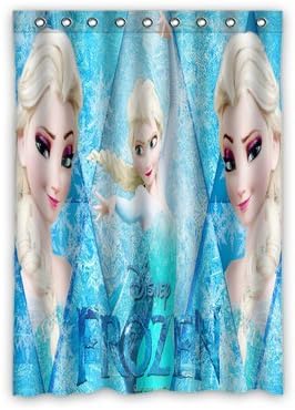 Scottshop Custom Elsa Frozen Window Curtain Thermal Insulated Blackout Window Curtains Drapery/Panels/Treatment Polyester Fabric 52" x 72" Inch