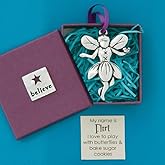Basic Spirit Handcrafted Christmas Ornament Flirt Fairy, Home Décor, for Tree Decoration