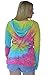 Sunward Women's Tie Dye Burnout Hooded Top