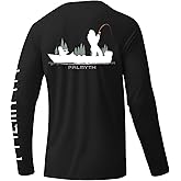 Palmyth Mens Fishing Shirts Long Sleeve Sun Protection Shirts UPF 50+ Rash Guard T-Shirt Tee