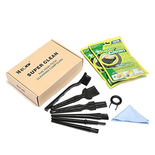 MECO Keyboard Cleaner with Cleaning Gel, Rechargeable Mini Vacuum