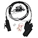3'2 Wire Acoustic Tube Earpiece Mic Compatible with Motorola G9000 GP1200 GT9000 XTS 1500 XTS 2500 XTS 3000 XTS 3500 XTS 5000 XTS 5000R HT1000 Headset Mic