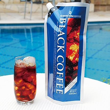 Amazon キャラバンコーヒー ブラックコーヒー 無糖 1l 12袋 キャラバンコーヒー コーヒー飲料 通販