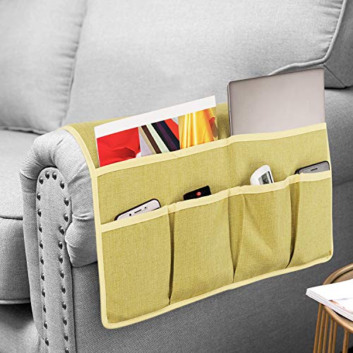 image for Joywell Sofa Armrest Organizer, Couch Arm Chair Caddy with 6 Pockets f