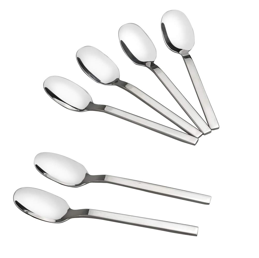 Cadineer Stainless Steel Teaspoons 12 Pieces, Coffee Spoons, Small Spoons