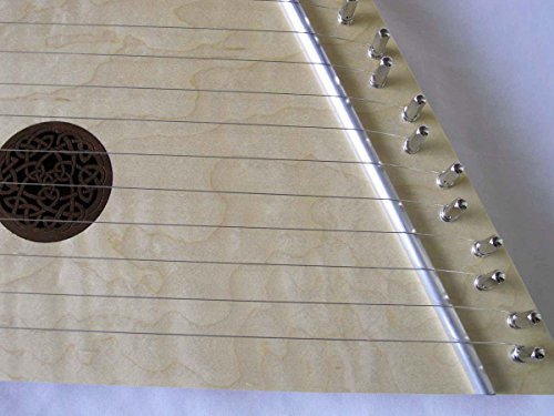 TK O'Brien's Curly Maple Lap Harp - Thumbnail 4