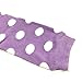 Bowbear Baby 3-Pair Leg Warmers, Pastel Dots in Pink, Aqua, Lavender