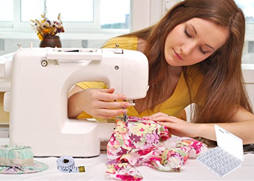 image for Paxcoo 36 Pcs Transparent Plastic Sewing Machine Bobbins with Case and