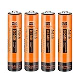 iMah 4-Pack 1.2V 750mAh Ni-MH AAA Rechargeable