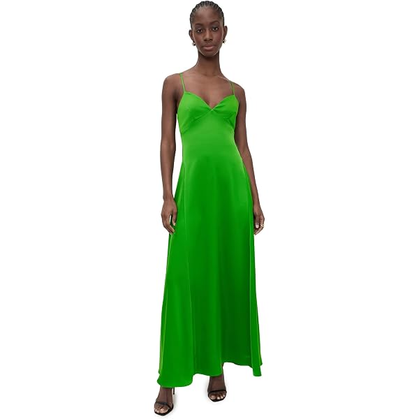 Susana Monaco Women's Slip Dress, Black, M at Amazon Women's Clothing store