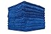 The Rag Company - Creature Edgeless Auto Detailing Towels (10-Pack) Professional 70/30 Blend, Dual-Pile Plush Microfiber, Buffing & Polishing, 420gsm, 16in x 16in, Royal Blue