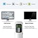 KNORVAY N80 Wireless Presenter with Mouse Mode, Rechargeable Hyperlink Volume Control PowerPoint Clicker Presentation Remote Laptop Clicker with Timer & LCD Display (White)