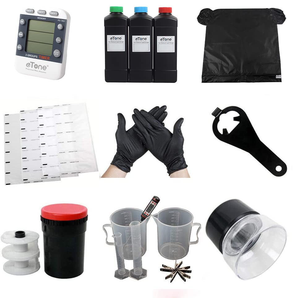 Darkroom Developing Equipment Kit Film Processing 120 135 35mm Color B