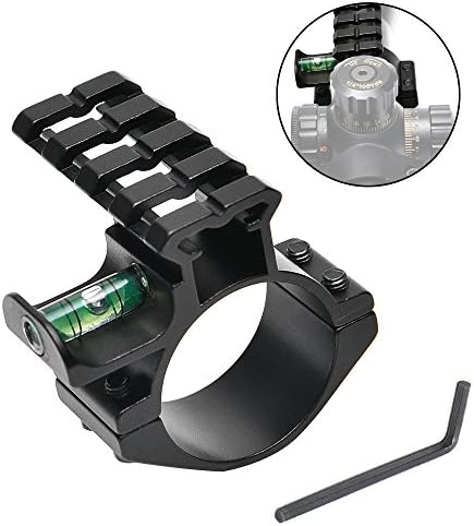 Scope 30mm / 1"(25.4mm) Mount with bubble level, Picatinny Rail Rifle Rings Weaver for Shooting and Hunting