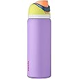 Owala FreeSip Insulated Stainless Steel Water Bottle with Straw, BPA-Free Sports Water Bottle, Great for Travel, 32 Oz, Retro