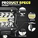 TURBO SII 22″ LED Light Bar 5D 120W Flood Spot Combo Beam Led Bar W/ 2Pcs 4in 60W Off Road Driving Fog Lights with Wiring Harness-3 Leads for Jeep Trucks Polaris ATV Boats Lightingthumb 2
