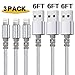 Charger Cable,3 pack huifu-9 primary