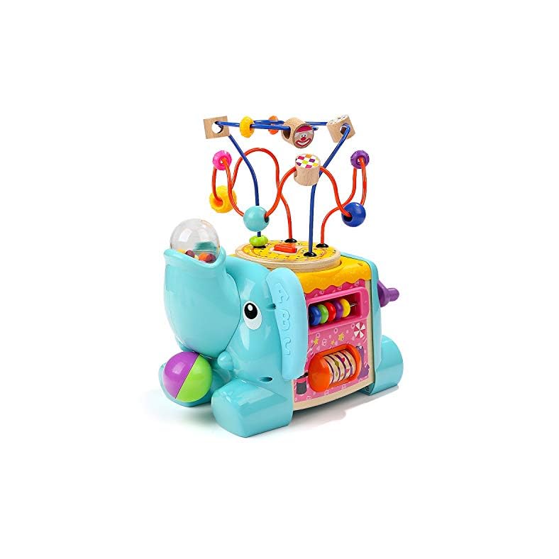 TOP BRIGHT Activity Cube Toys – Baby Toys with Bead Maze for Toddlers 1 2 Year Old Boy and Girl Gifts