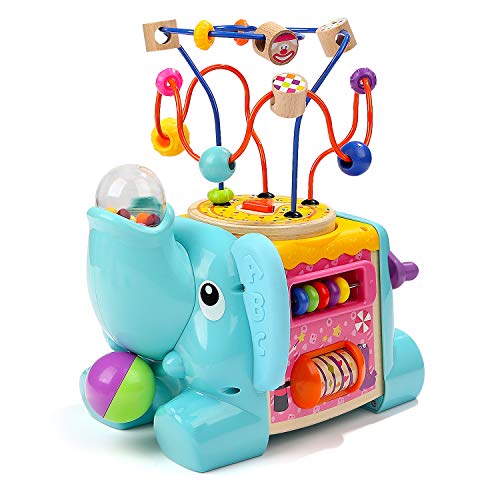 TOP BRIGHT Activity Cube Toys – Baby Toys with Bead Maze for Toddlers 1 2 Year Old Boy and Girl Gifts